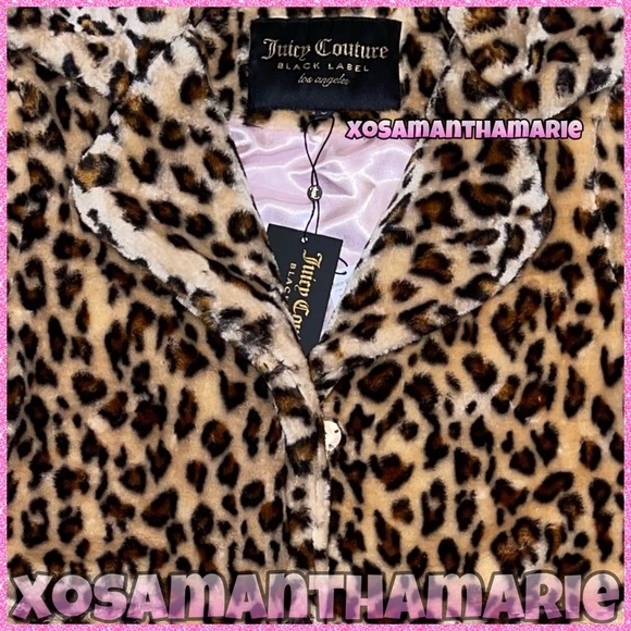 Juicy Couture Leopard Fur Coat - Picture 6 of 16